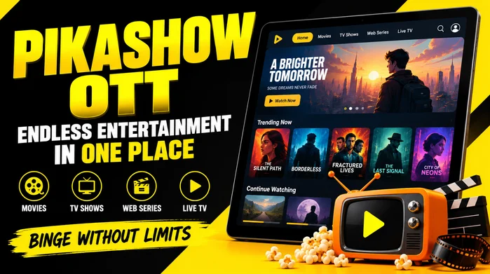 Original PikaShow entertainment catalogue illustration